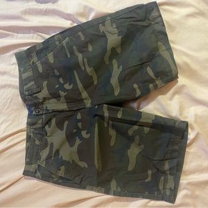 Army fatigue shorts from the Gap